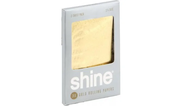 Shine 24K Gold Χαρτάκια για Στριφτό 2 τεμάχια