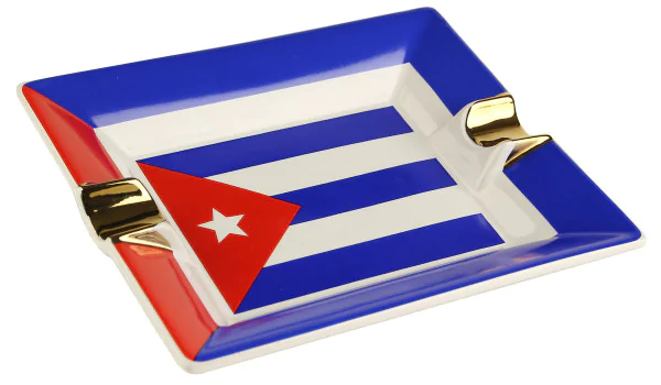 Κεραμικό Σταχτοδοχείο Πούρων Σημαία Κούβας